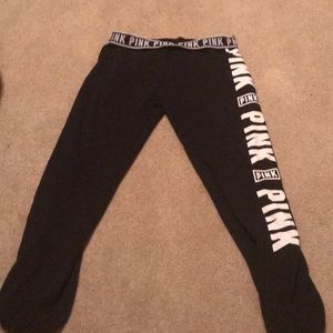 Cropped yoga pants by Pink Victoria Secret